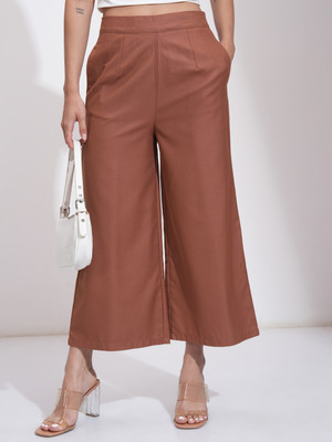 Tokyo Talkies Tapered Women Orange Trousers