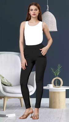 DTR FASHION Loose Fit Women Black Trousers