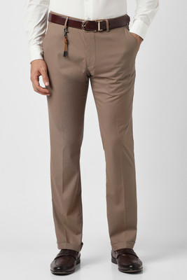 V DOT BY VAN HEUSEN Skinny Fit Men Brown Trousers