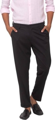 fashion collection Regular Fit Men Black Trousers