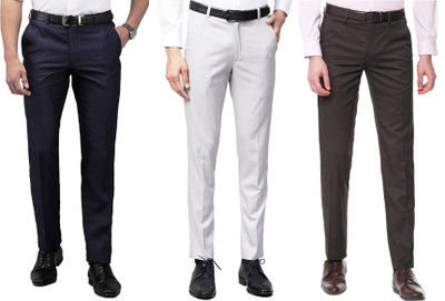 SLC Regular Fit Men Multicolor Trousers