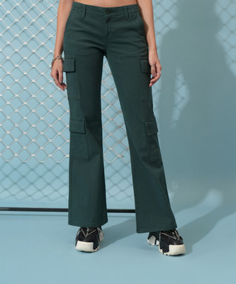 Tokyo Talkies Women Green Trousers