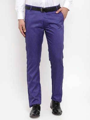 JAINISH Regular Fit Men Blue Trousers