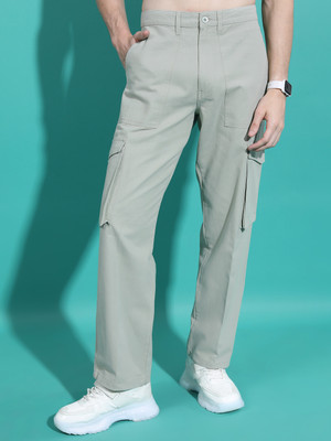 HIGHLANDER Regular Fit Men Grey Trousers