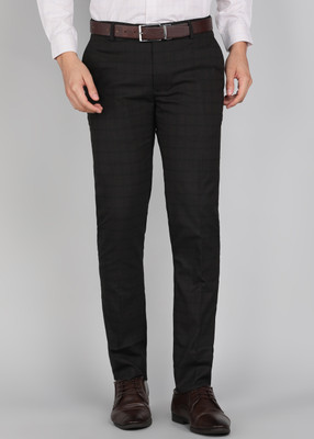 PETER ENGLAND Regular Fit Men Brown Trousers