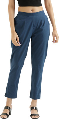 Belizs Relaxed Women Dark Blue Trousers