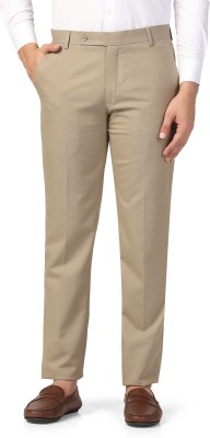 TAHVO Slim Fit Men Beige Trousers