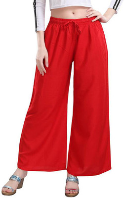 KGN FASHION Regular Fit Women Red Trousers