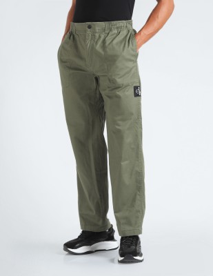 Calvin Klein Jeans Relaxed Men Green Trousers