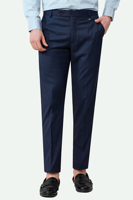 french crown Regular Fit Men Blue Trousers