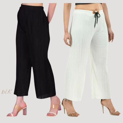 FABBIZZ Regular Fit Women Multicolor Trousers