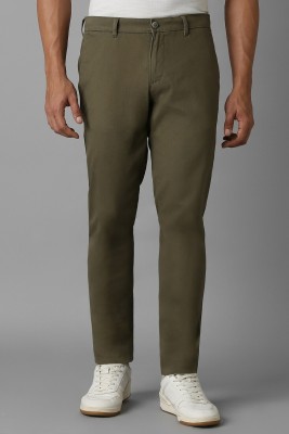 LOUIS PHILIPPE Regular Fit Men Green Trousers