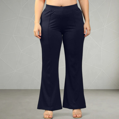 Anitafashion Comfort Fit, Regular Fit Women Dark Blue Trousers