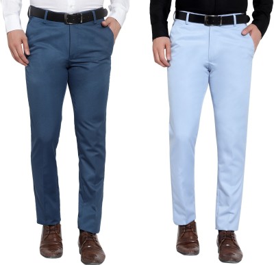 THE PS Regular Fit Men Light Blue, Blue Trousers