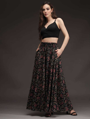 KERMIT Flared Women Multicolor Trousers