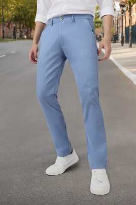 Urbano Fashion Slim Fit Men Blue Trousers