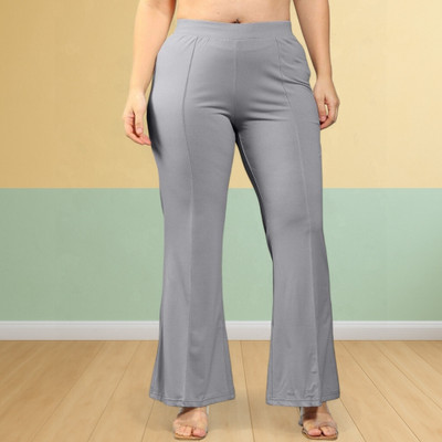 Anitafashion Loose Fit Women Grey Trousers