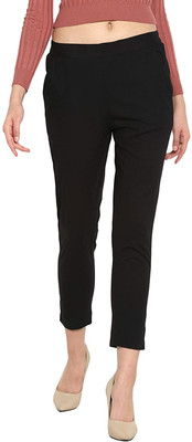 Nitya Trendz Regular Fit Women Black Trousers