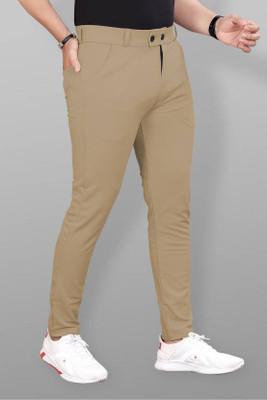 METRONAUT Regular Fit Men Beige Trousers