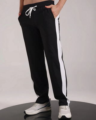 Deklook Loose Fit Men Black Trousers
