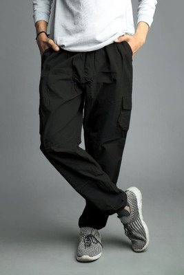 Pratik Regular Fit Men Black Trousers