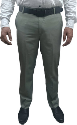 AYAZGARMENTS Regular Fit Men Light Green, Green Trousers