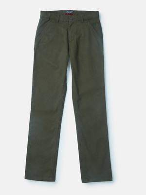 GINI & JONY Regular Fit Boys Dark Green Trousers