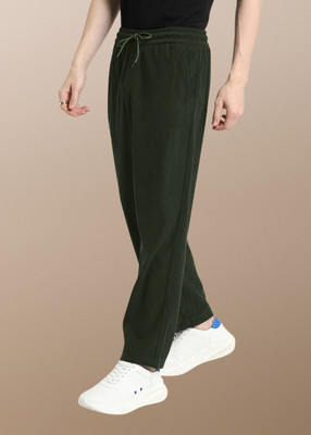 SUN BEAUTY FASHIONISTA HUB Regular Fit Men Dark Green Trousers