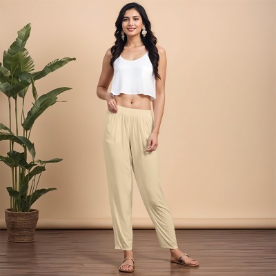 jimory Regular Fit Women Beige Trousers