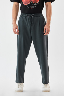 Snitch Relaxed Men Grey Trousers