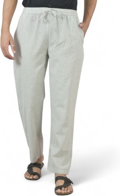 Qashida Relaxed Men White Trousers