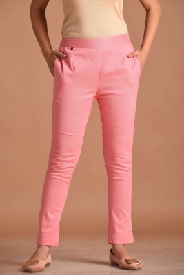 Gianna Regular Fit Women Pink Trousers