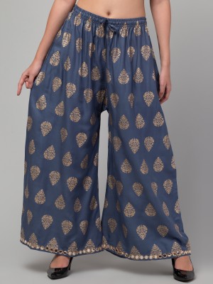 FamBee Flared Women Grey Trousers