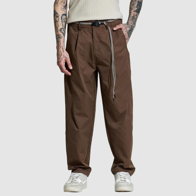 Snitch Relaxed Men Brown Trousers
