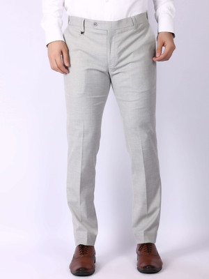 Style Culture Regular Fit Men Grey Trousers