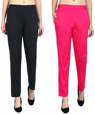 HouseOfCommon Regular Fit Women Multicolor Trousers