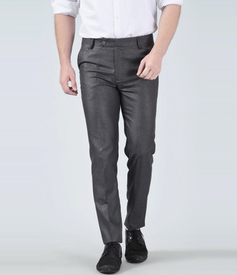 AD & AV Regular Fit Men Grey Trousers