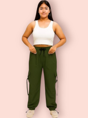 EpicDesigns Comfort Fit Women Green Trousers