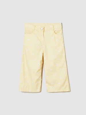 MAX Regular Fit Girls Yellow Trousers