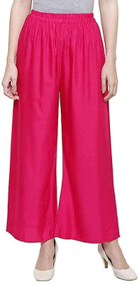 Dev Enterprises Relaxed Women Pink Trousers