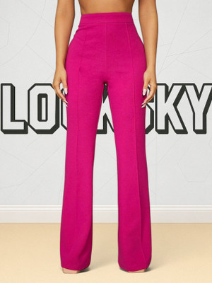 nitafashion Loose Fit Women Pink Trousers