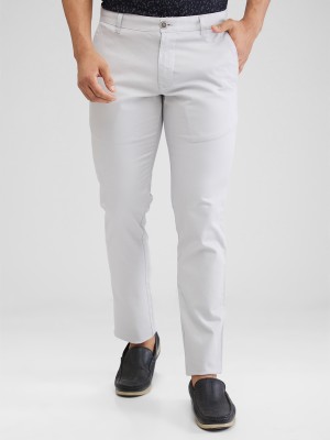 PARX Tapered Men Grey Trousers