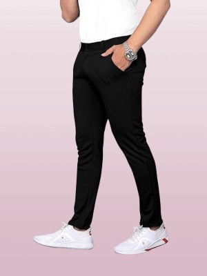 Kalehri Slim Fit Men Black Trousers