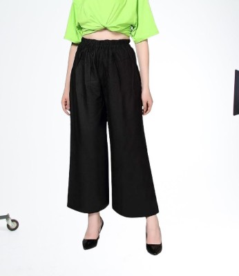 mmm Relaxed Women Black Trousers