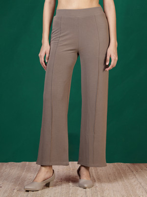 all about you Loose Fit Women Silver Trousers