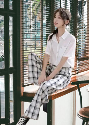 Relieco Regular Fit Women White Trousers