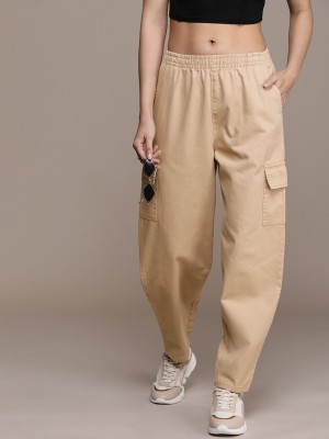 Roadster Regular Fit Women Beige Trousers