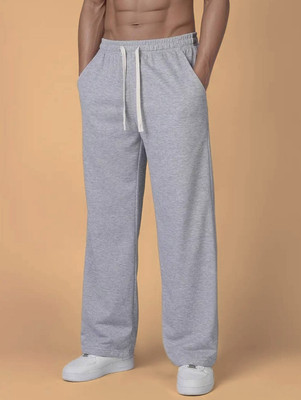 WEVOK WEAR Relaxed Men Grey Trousers
