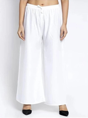 Allied Ecommerce Regular Fit Women White Trousers
