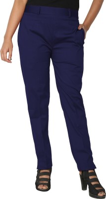 PINOVO Regular Fit, Relaxed Women Blue Trousers